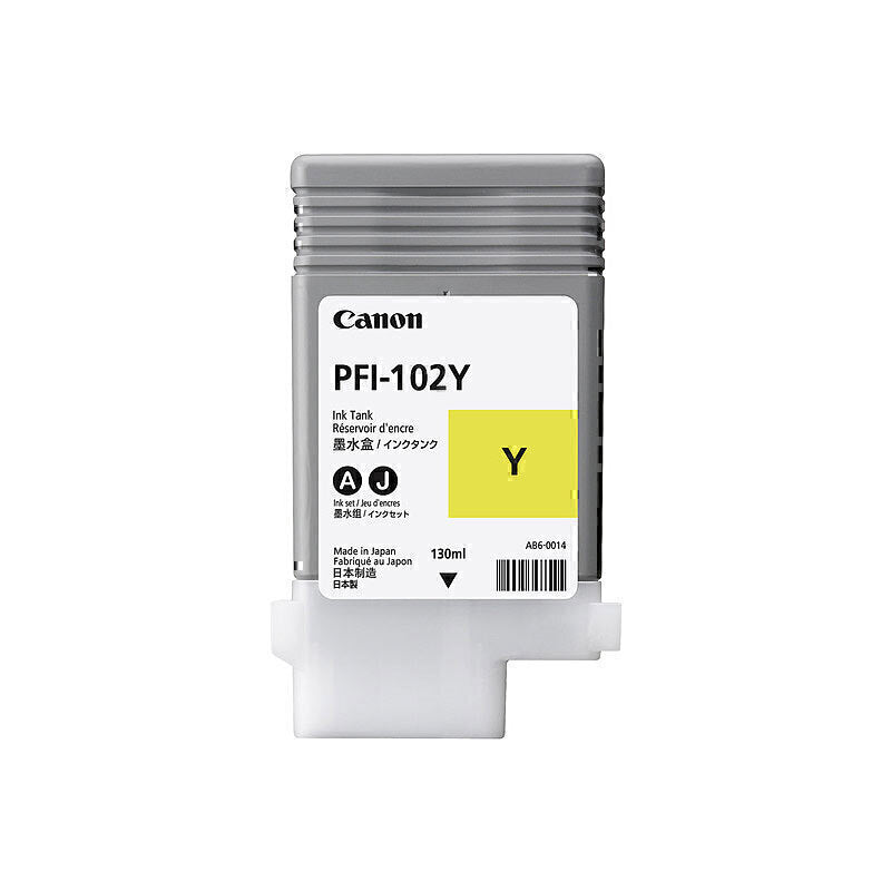 Canon PFI102 Yellow Ink