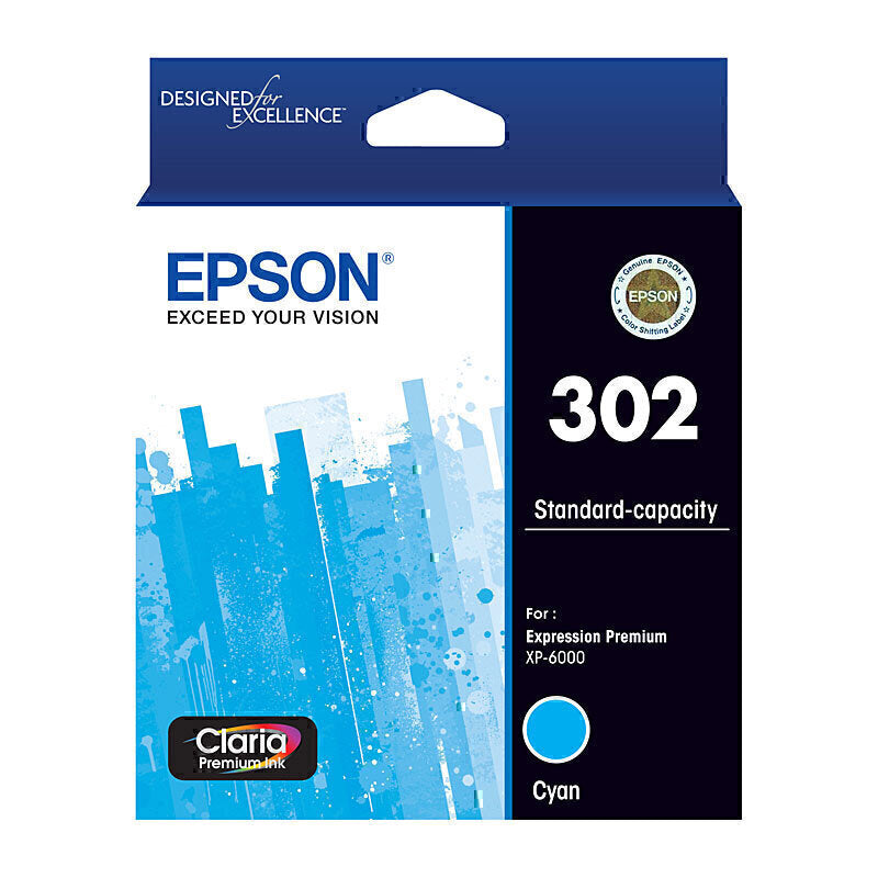 Epson 302 Cyan Ink Cart