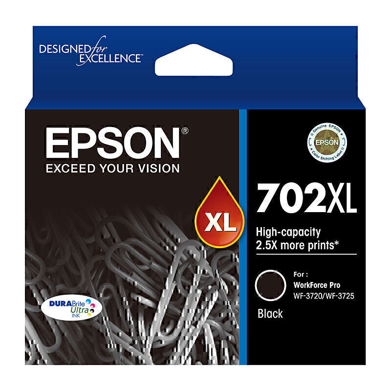 Epson 702XL Black Ink Cart