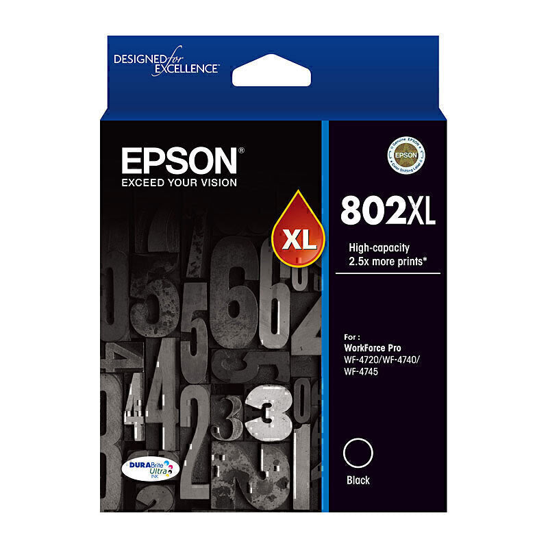 Epson 802XL Black Ink Cart