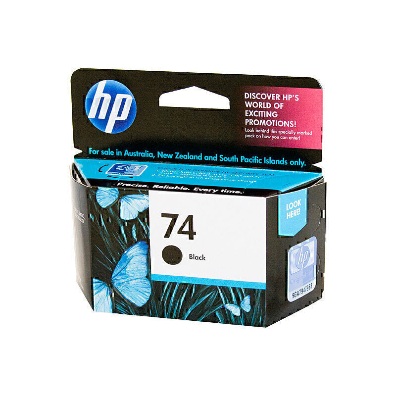 HP #74 Blk Ink Cart  CB335WA