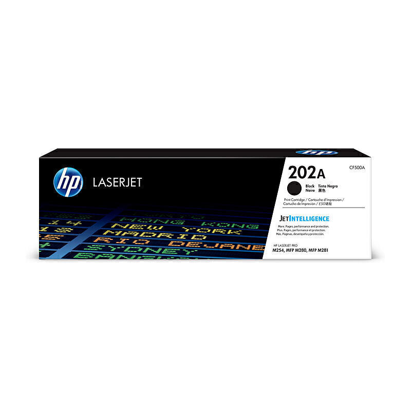 HP #202A Black Toner CF500A