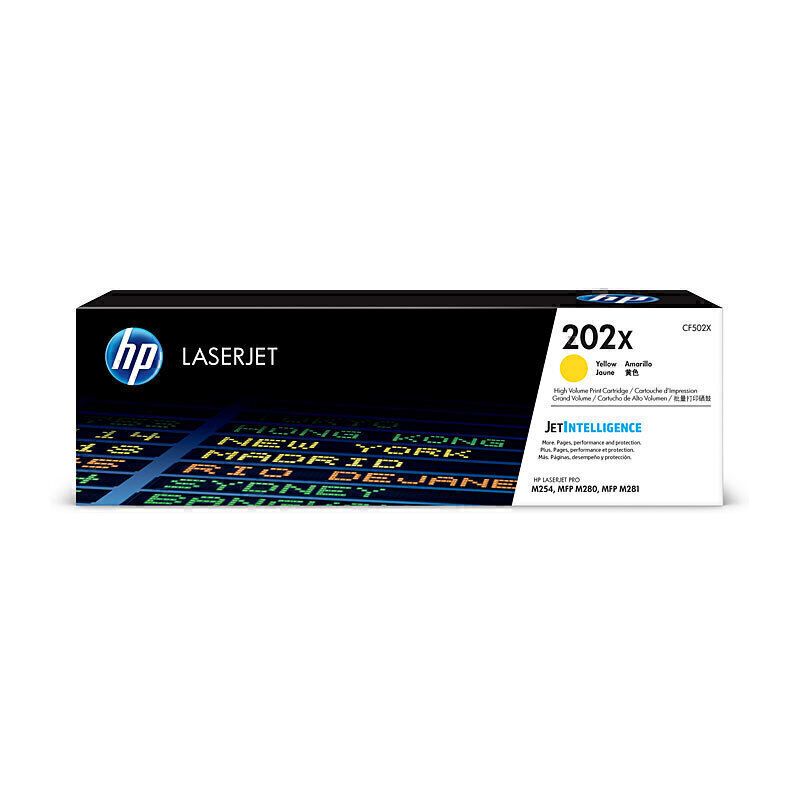 HP #202X Yell Toner CF502X