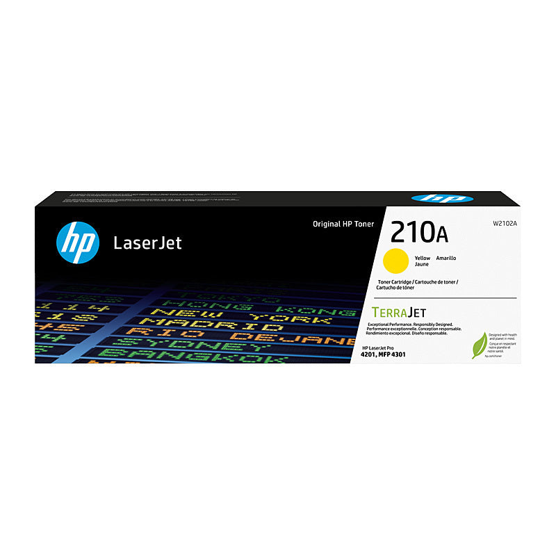 HP #210A Yellow Toner W2102A