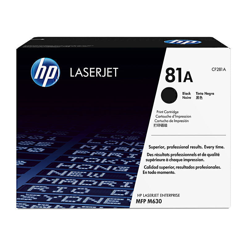 HP #81A Black Toner CF281A