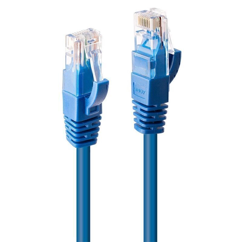 Lindy 3m CAT6 UTP Cable Blue