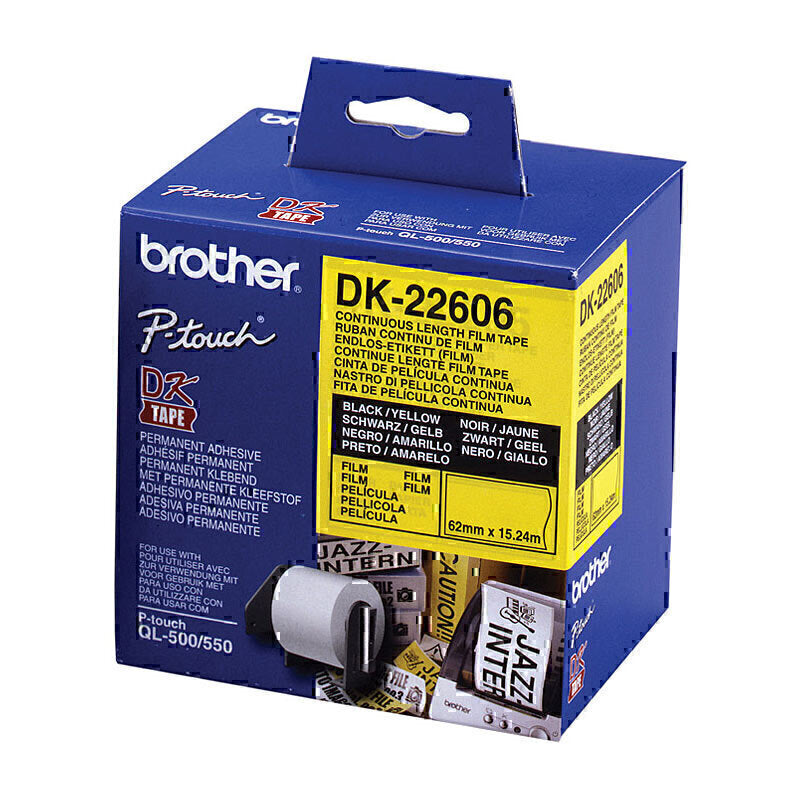 Brother DK22606 Yellow Roll
