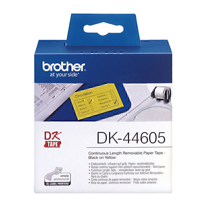 Brother DK44605 Yellow Roll