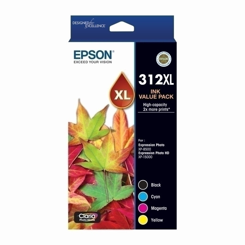 Epson 312XL CMYK Colour Pack