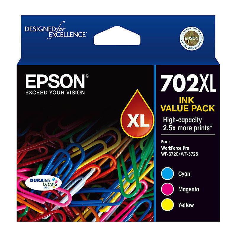 Epson 702XL CMY Ink Pack