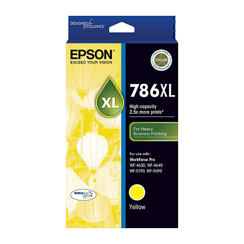 Epson 786XL Yellow Ink Cart