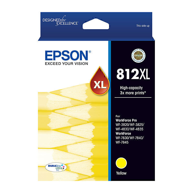 Epson 812XL Yellow Ink Cart